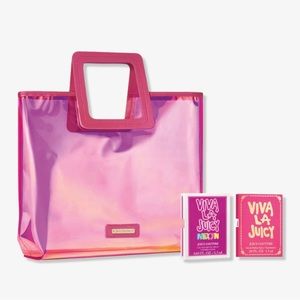 New Juicy Couture iridescent Tote purse & more
